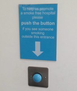 No smoking button